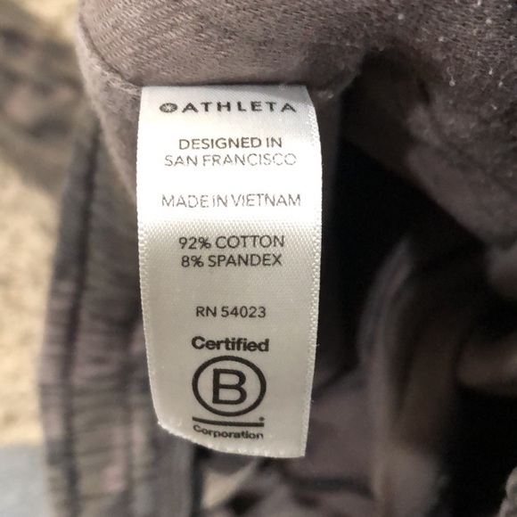 Athleta Forallon Jogger Size Medium Olive Green Camo Camouflage - Picture 10 of 10